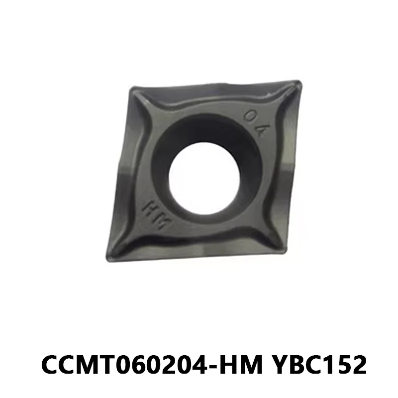 

Original CCMT060204-HM YBC152 Carbide Inserts for Steel Processing CVD Coated Turning Tool for Finishing to Medium Roughing