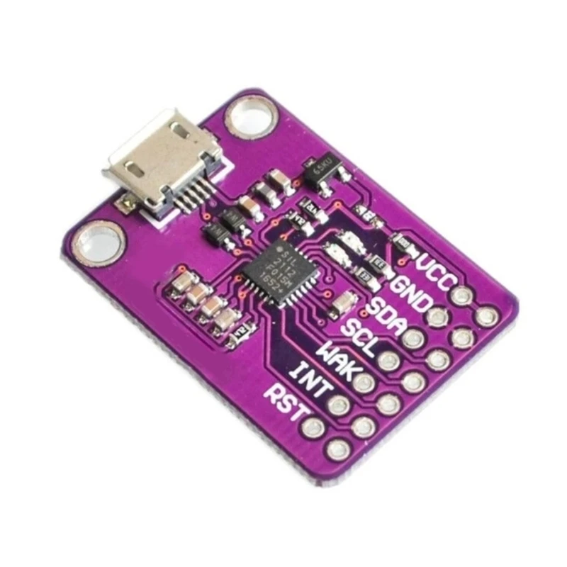 CP2112 USB-zu-Seriell-Adapter 2.0 USB-zu-I2C-Kommunikationsmodul-Evaluierungskit Sensormodul Multifunktionszubehör N2UB