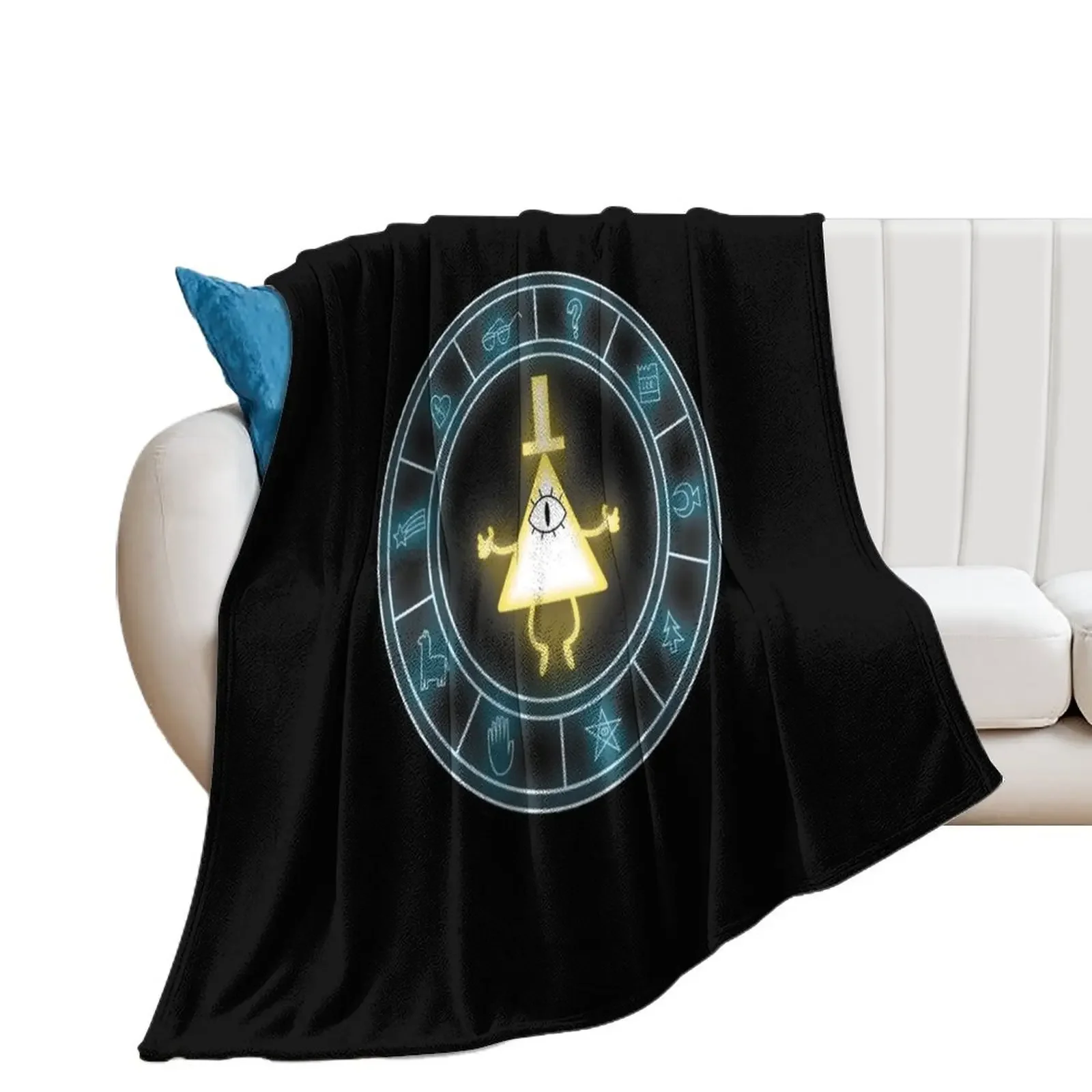 Bill cipher Throw Blanket Single warm for winter valentine gift ideas Thermal Blankets