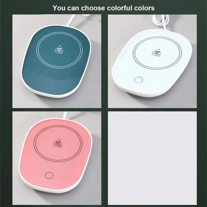 Умная термостатическая подставка, подходит для дома и офиса, подходит для горячего кофе, чая, молока, воды, портативная и водонепроницаемая.