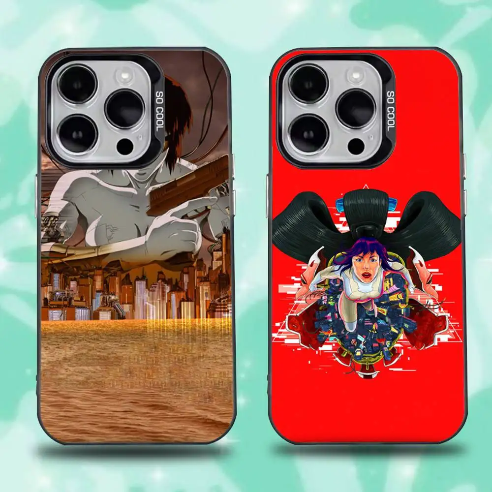 

Ghost in the shell Phone Case For iPhone 16,15,14,13,12,11,Mini,Pro,E,SE4,XS,MAX Black Candy Matte Cover