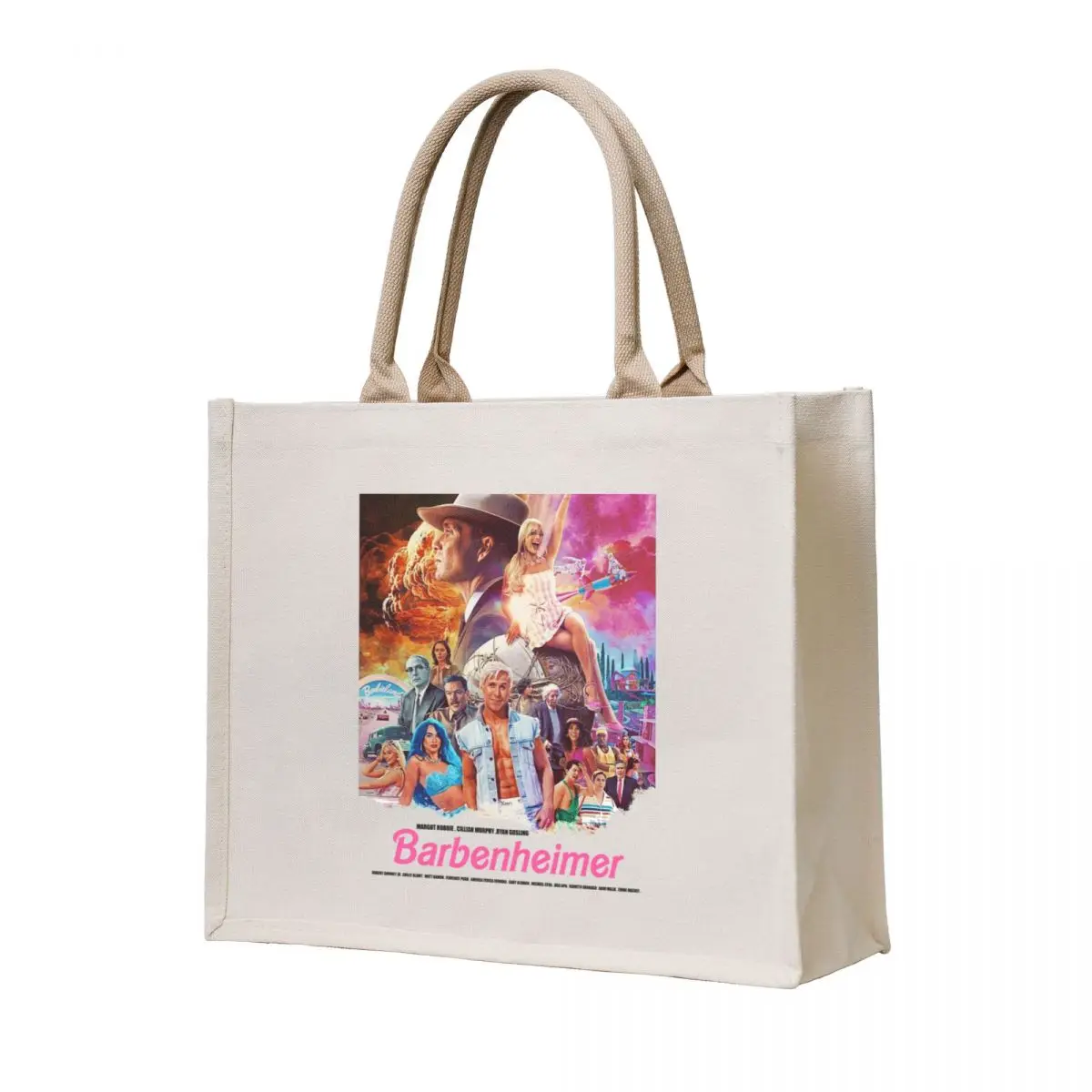 

Barbenheimer Tote Bag canvas bags Lady bags hand bags women bag
