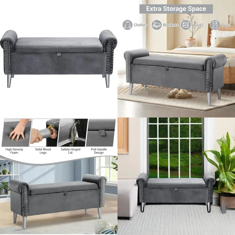 47 Grey Upholstered… - image