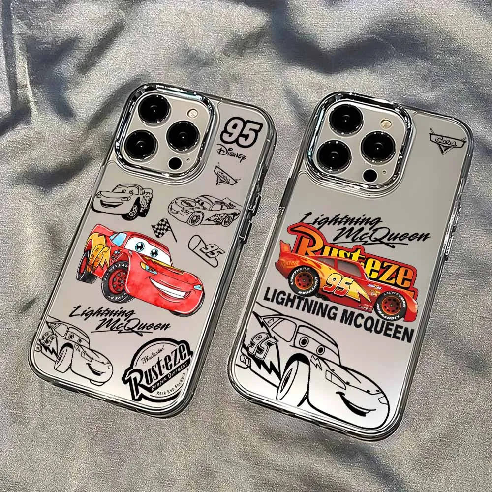 

Cars Lightning McQueen For POCO F6 F5 C75 C65 C61 X7 X6 X5 X4 X3 M6 M5S M4 M3 M2 Pro Plus Transparent Soft Phone Case