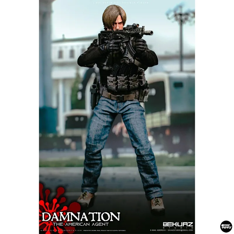 

Genuine DETHTOYS 1/6 Resident Evil Leon Kennedy Cursed Edition The American Agent 12-inch Fully Accessories Action Figure