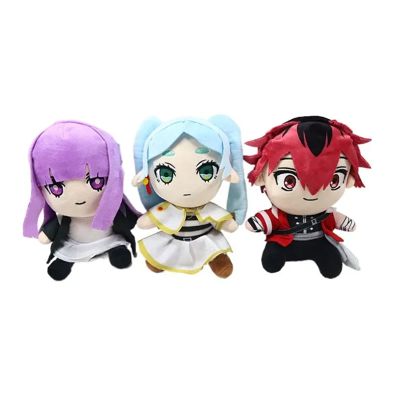 

Stuffed 23cm Anime Sousou No Frieren Cute Fern Frieren Stark Doll Plush Toy for Kids Fan Cosplay Birthday Holiday Gifts Collect