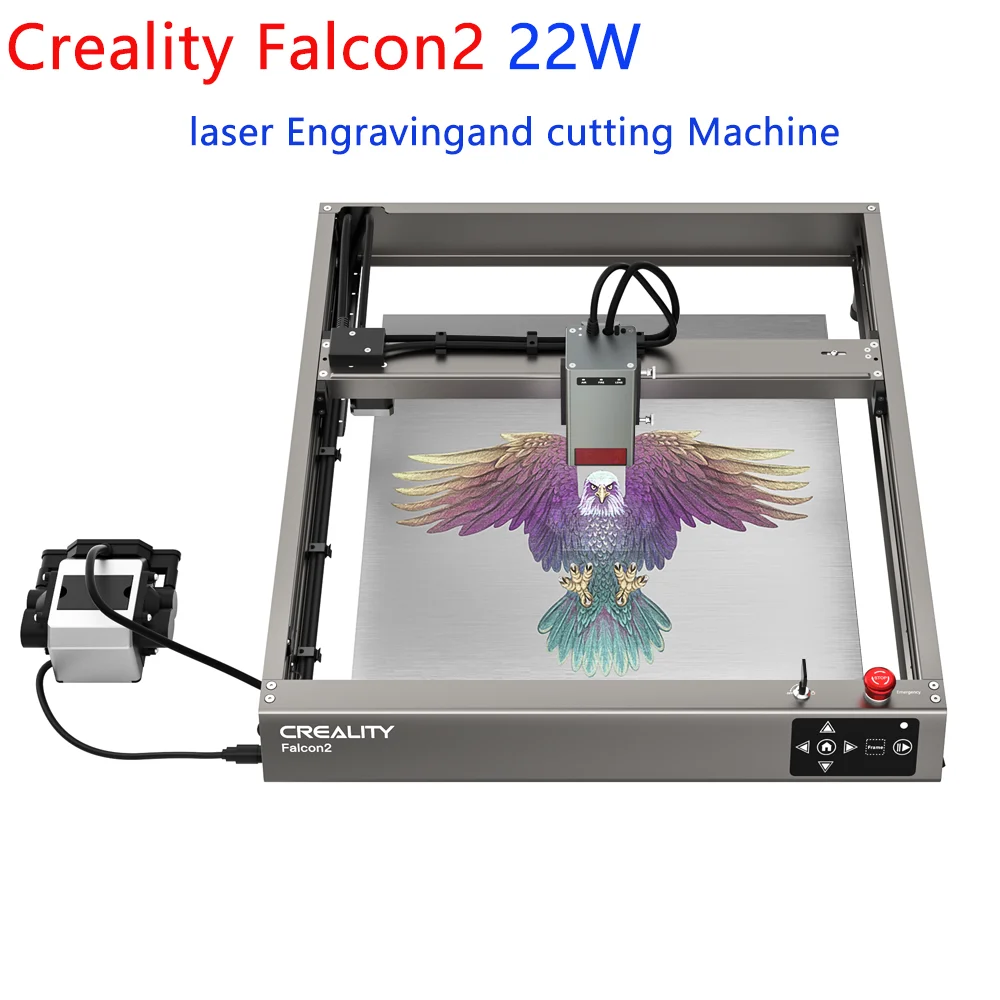 

Creality Falcon 2 22W Laser Engraving Machine CNC DIY Laser Cutter Engraver Machine 25000mm/min Speed With Automatic Air Assist