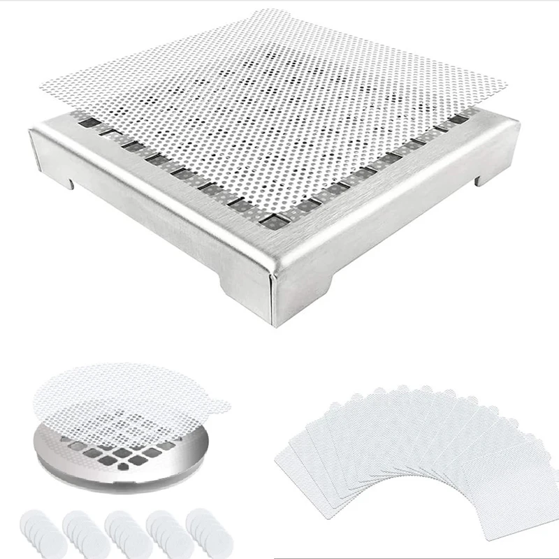 Waterproof Floor Drain Sticker Removable Shower Drain Hair Catcher Mesh Self Adhesive Sticker For Bathroom Kitchen