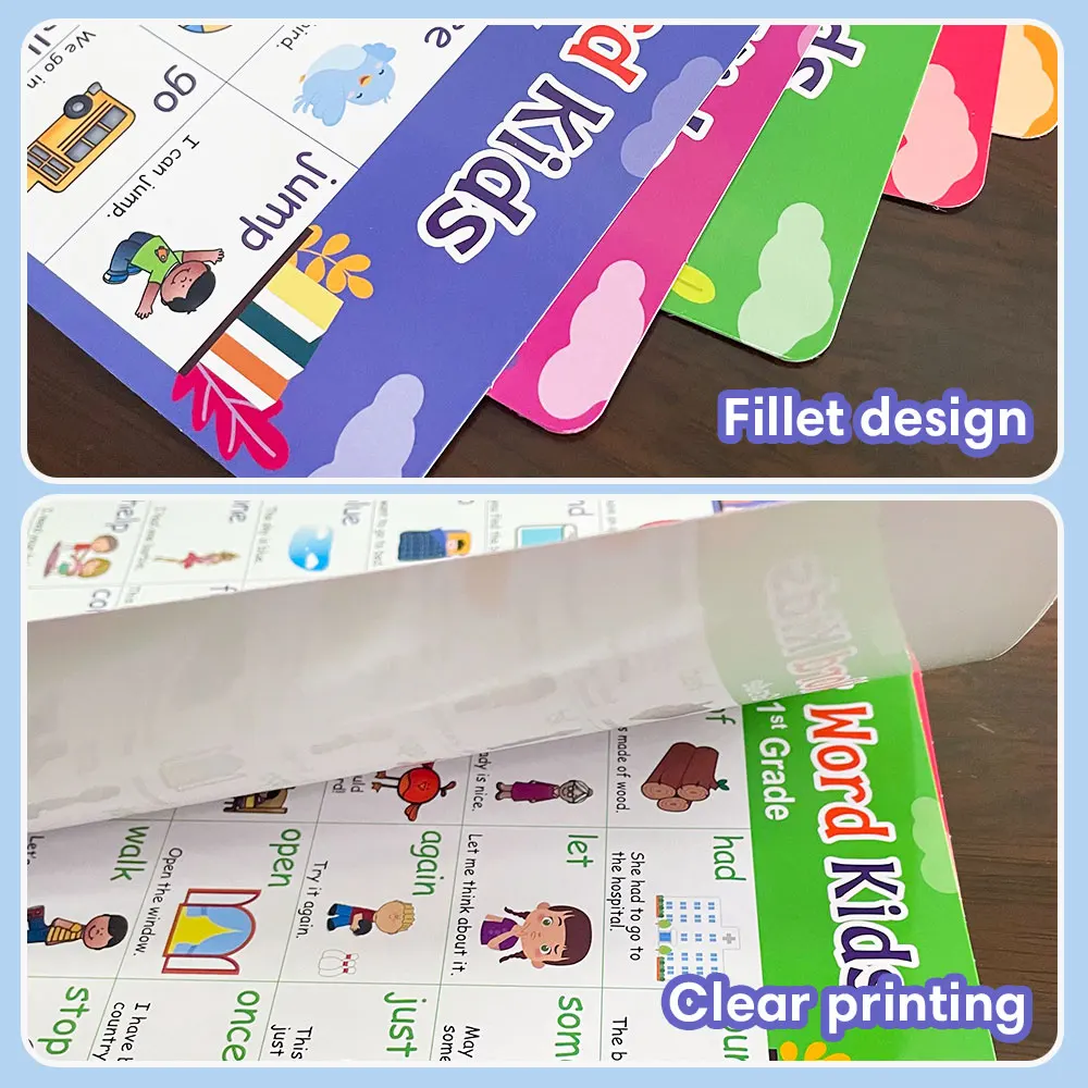 220 English Sight Words Poster Kids Learning Card Homeschool Educational Classroom Supplies Decora School Posters Flashcards
