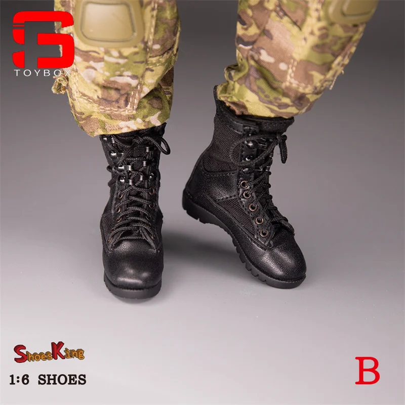 SK011 1/6 Scale ชาย Combat Boots Army Hollow รองเท้ารุ่น Fit 12 นิ้ว Solider Action Figure Body ตุ๊กตา