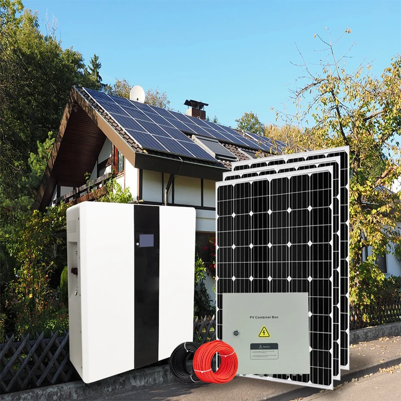 High Frequency 3KW 5KW 10KW Home Solar Power Off Grid Hybrid Solar Energy Storage System Complete