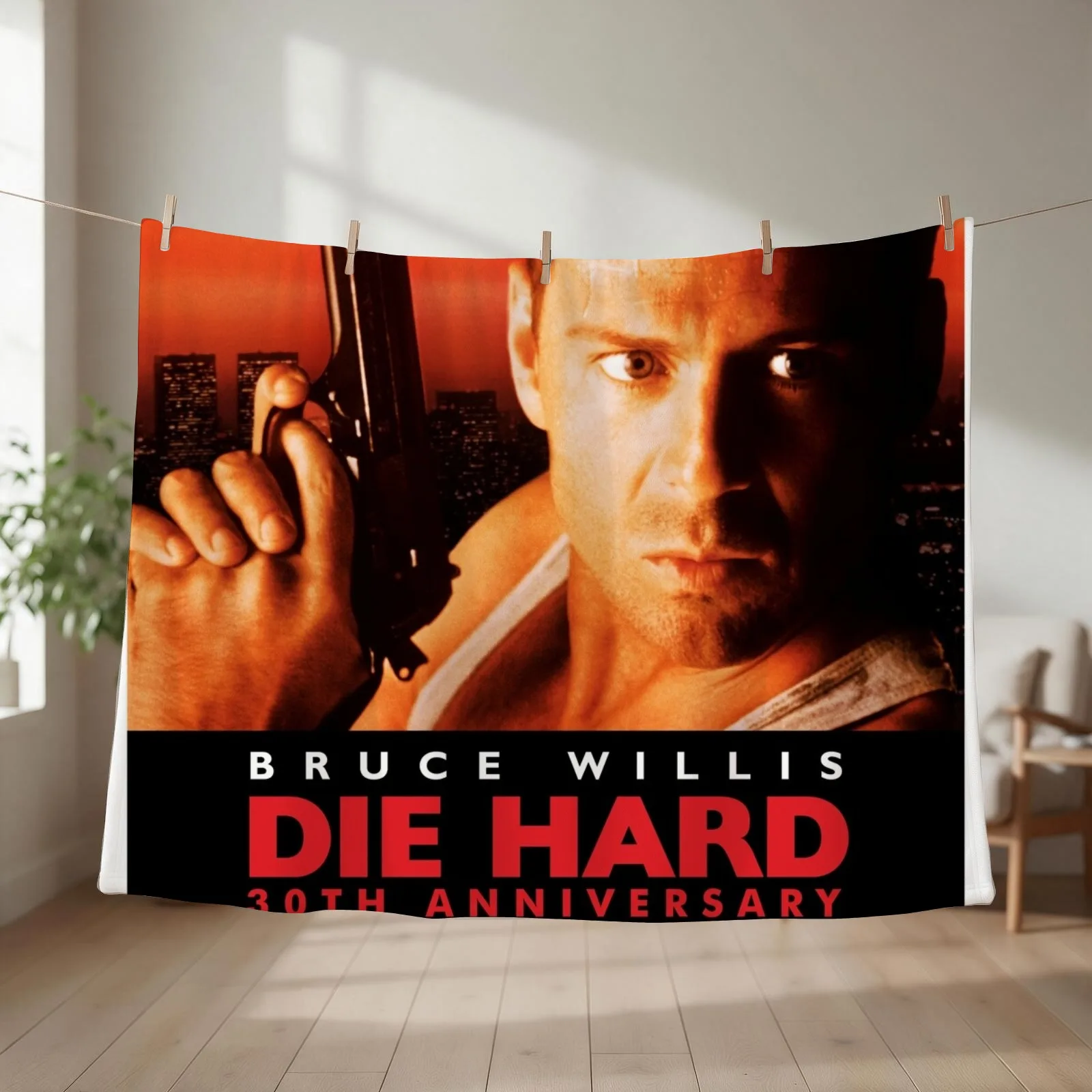 Die Hard Throw Blanket warm for winter Custom for babies Decorative Sofas Blankets