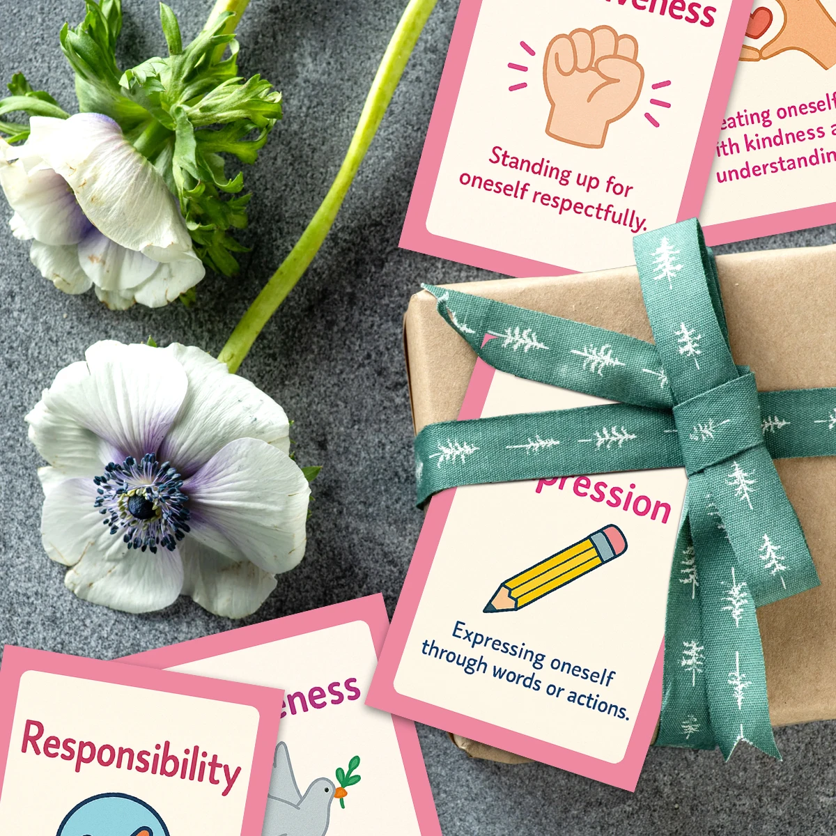 60 قطعة من بطاقات العلاج السلوكي المعرفي، بطاقة مهارات النسخ، للبالغين، مستشار للصحة العقلية، مطالبات علم النفس للانعكاس #4