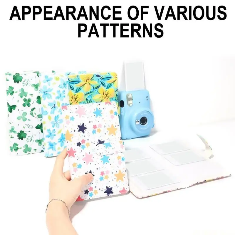 E56B Photo Album Storage Book Card Organization Container Gift for Girl Boy Student