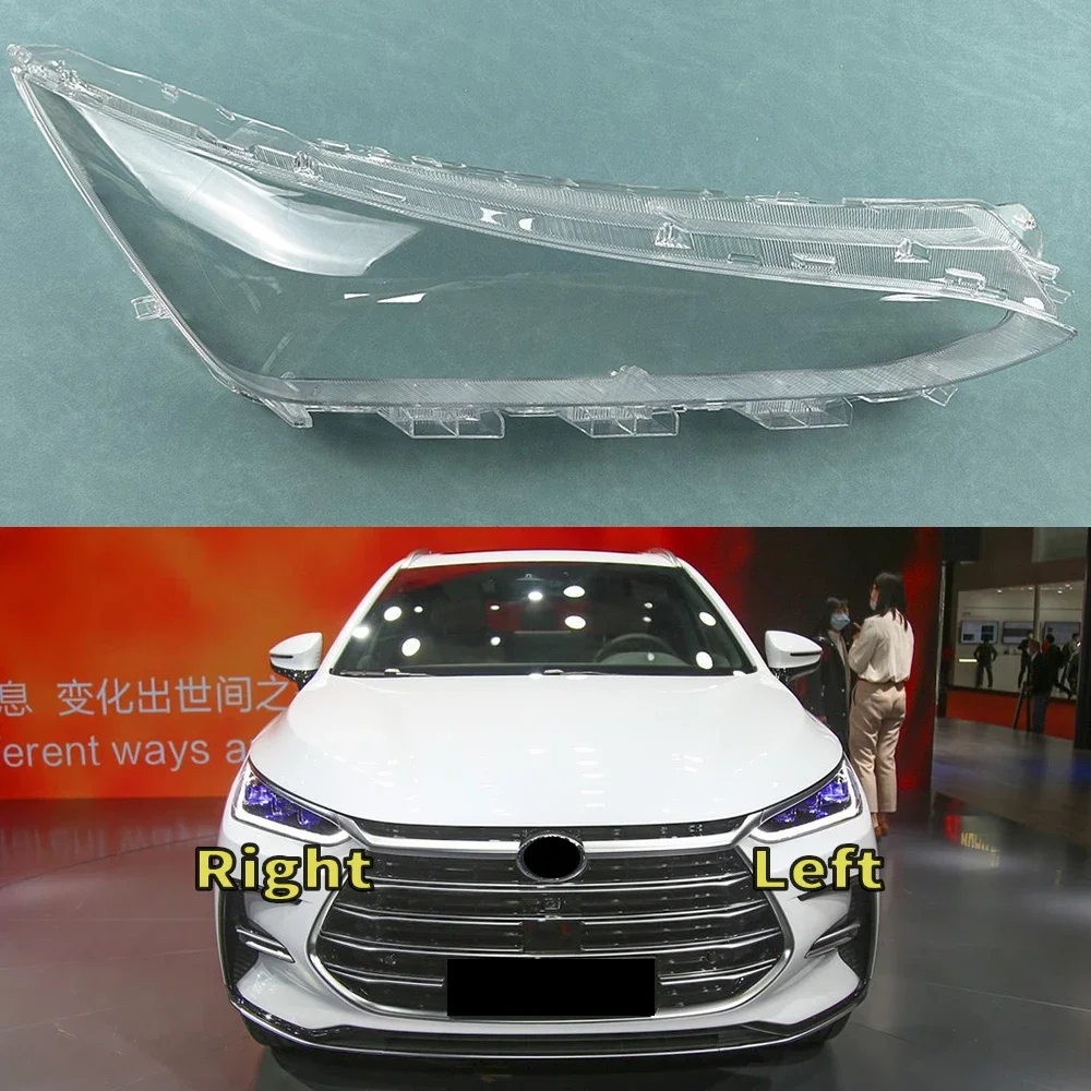 

For BYD Tang Second Generation 2018 2019 2021 Headlight Shell Transparent Lampshade Headlamp Lamp Cover Auto Replacement Parts