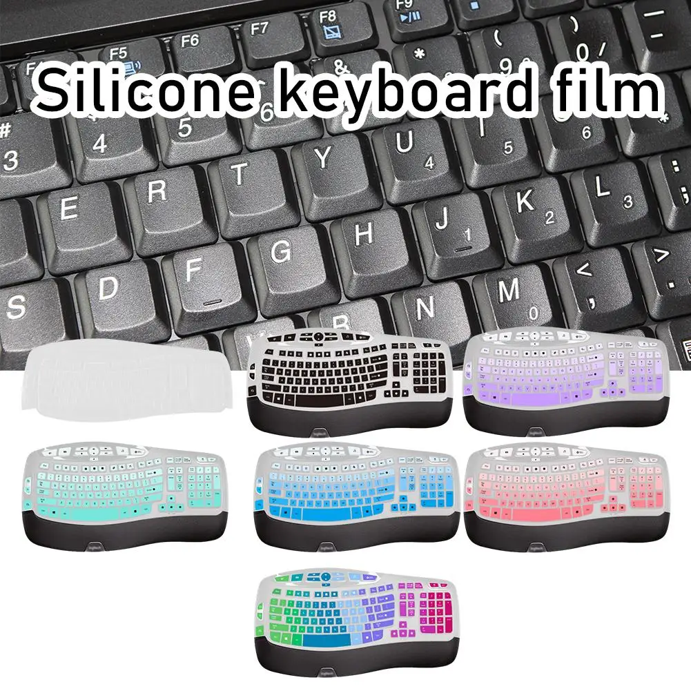 For Logitech Logitech M K350 Keyboard Protective Film Dustproof Cover Keyboard Keyboard Wave Waterproof Wireless Accessorie T6Z8