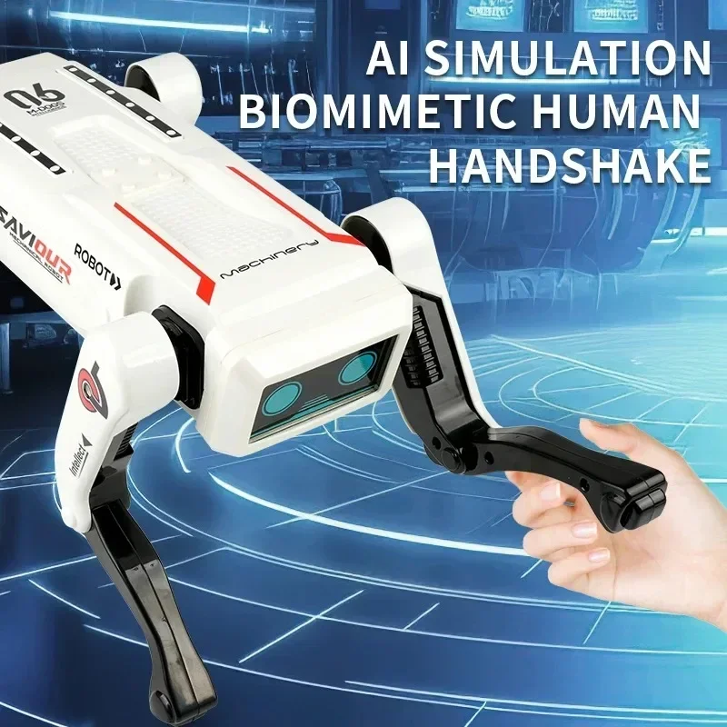 Coche de juguete regalo interesante AI perro robot Rc inteligencia, control de voz música interactiva coche de baile Rc, juguetes para niños,