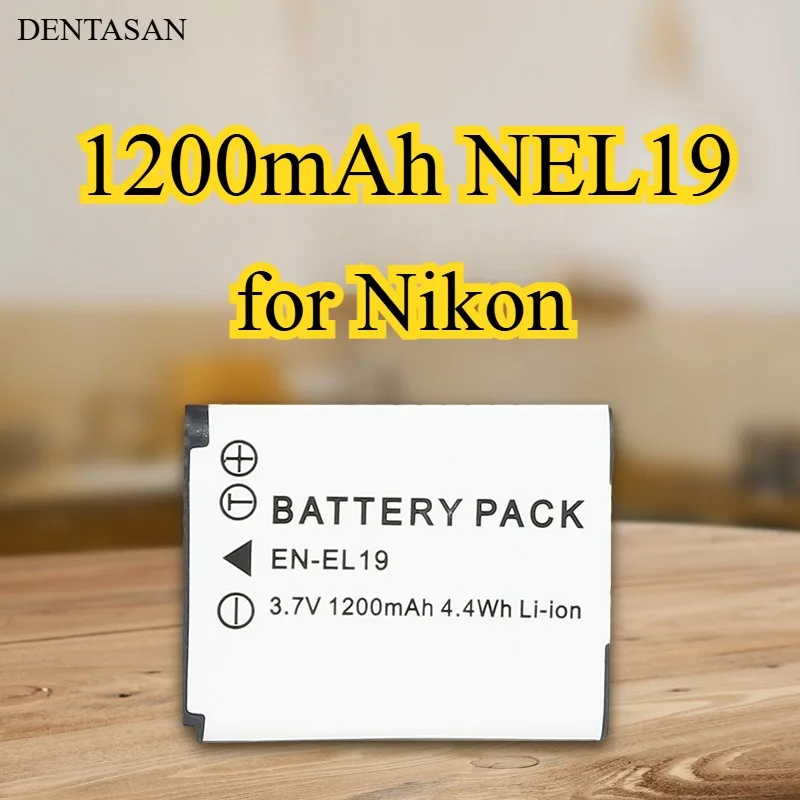 

1200mAh NEL19 Camera Battery Suitable for Nikon COOLPIX S4100 S3100 S4150 S3300 S6500 S4200 S2600 S6400 S2700