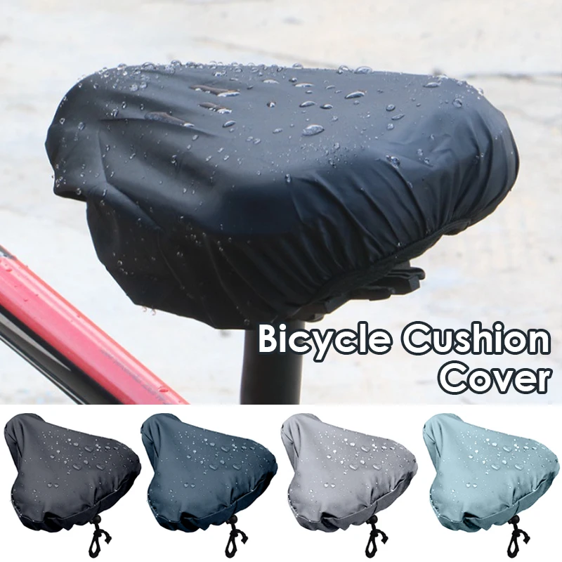 

Bicycle Saddle Seat Cover Oxford Cloth Waterproof Rain Cover Cushion Protect Dust-proof Replacing Outdoor Biking Guard Universal