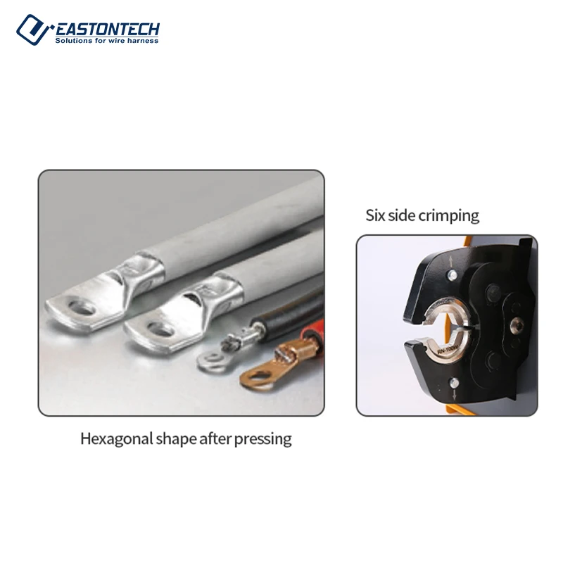 FEK-300L 8-300mm2 Pneumatic Cable Terminal Crimping Machine Lug Hexagon Wire Crimping Machine