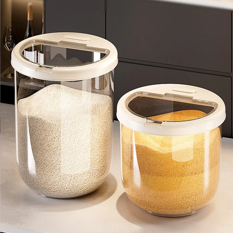 

Rice Bucket Moisture-proof and Insect Proof Grain Storage Bucket Large Capacity Plastic Storage Bucket Box Flour Box Beanstorage