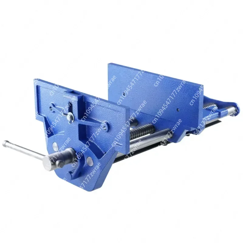 13 Inch Heavy-Duty Cast Iron Woodworking Bench Vise 10.6 Jaw Width Quick Release L for Easy Use