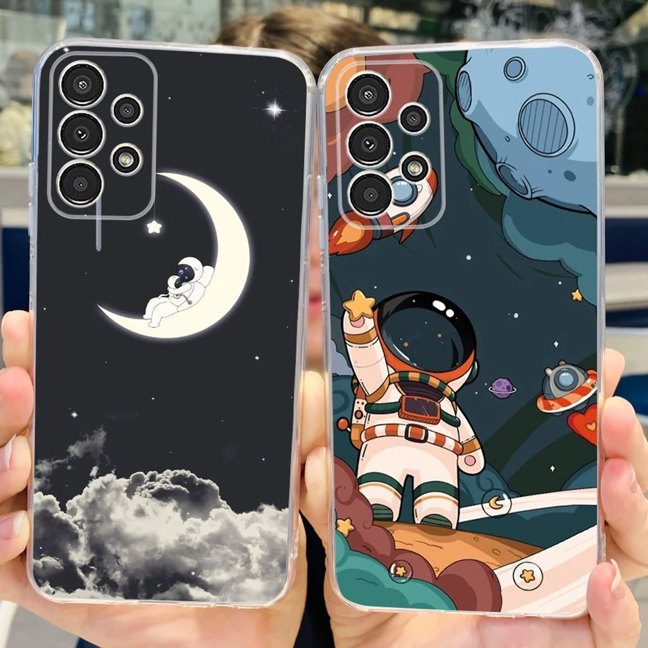 Dla Samsung Galaxy A32 4G przypadku nowa moda malowane pokrywa miękka TPU etui na telefony dla Samsung A32 A 32 GalaxyA32 5G tylna pokrywa zderzak — zdjęcie 3