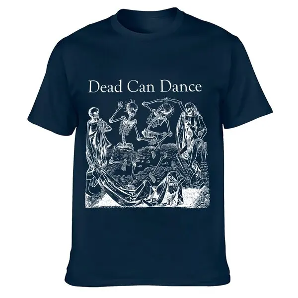 Vintage Dead Can Dance Skeletons Goth Bauhaus Punk Men T Shirt Reprint