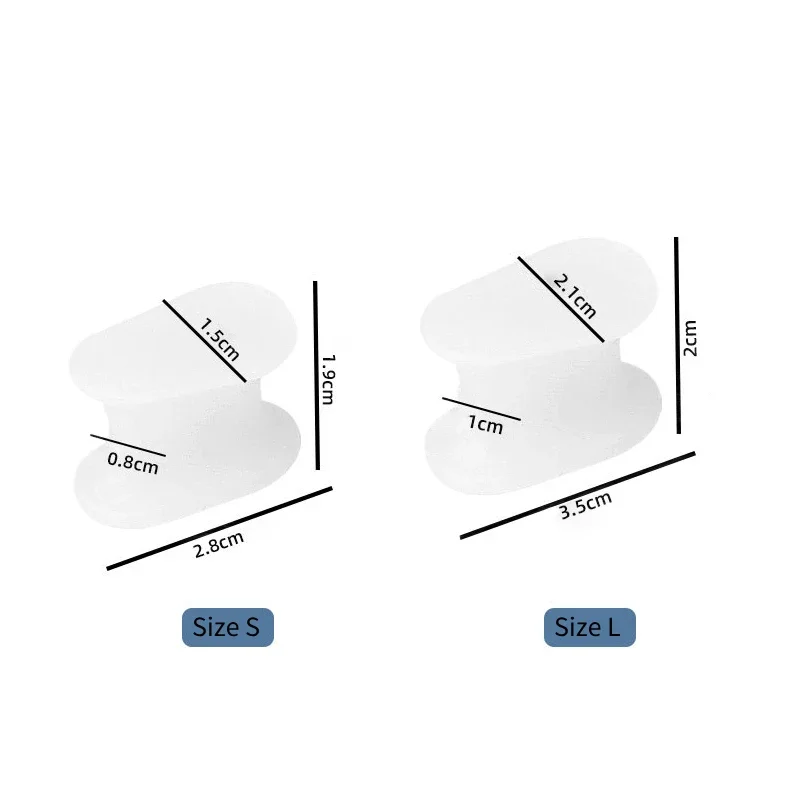 

1/10Pairs Toe Spacers Separators Bunion Corrector Gel Toe Protector for Straightening Overlapping Toes for Men and Women