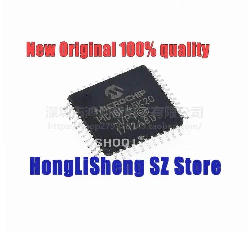 

5pcs/lot PIC18F45K80-I/PT PIC18F45K80 18F45K80 TQFP-44 MCU Chipset 100% New&Original In Stock