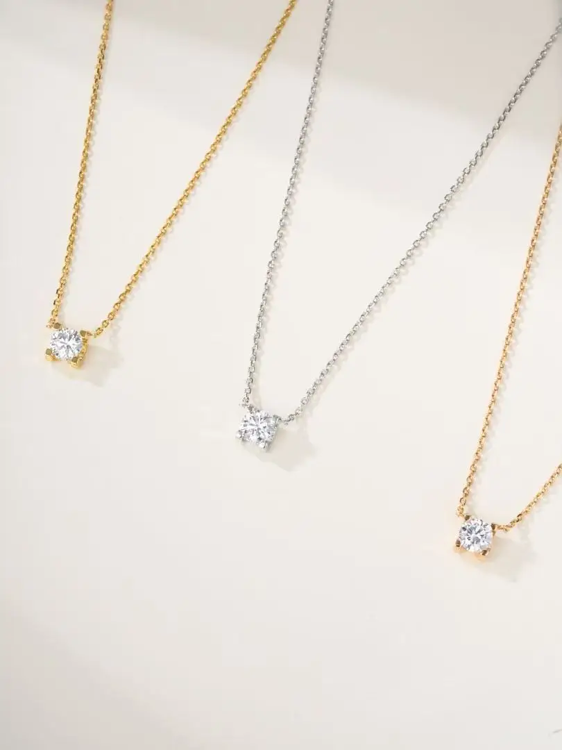 

"Carat Style Minimalist Necklace for Women 925 Tiny Pendant Chain Dainty Layering Trendy