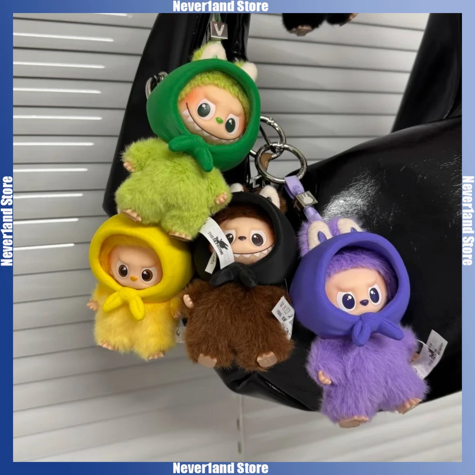 جديد Labubu الملابس ثلاثية الأبعاد الطباعة قبعة حمراء صغيرة لطيف قبعة ملونة الديكور دمية صغيرة أفخم الملابس والاكسسوارات هدية الكريسماس #6