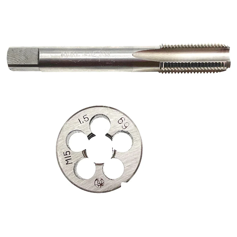 M15 x 1.5 Tap & Die RH M15x1.5 Metric Thread Right Hand HSS M15x1.5 M15 x 1.5 Threading Tool M15x1.