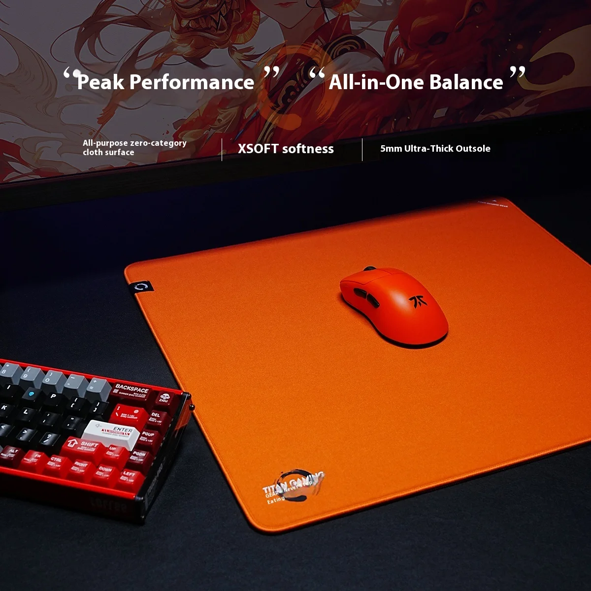 

Профессиональный игровой коврик для мыши для FPS Games Esports Valence Contract Class Zero, игровые аксессуары для стрельбы