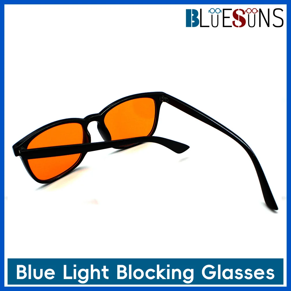 Occhiali anti luce blu di lusso per donna Lenti rosse e arancioni Protezione per gli occhi del computer Design elegante