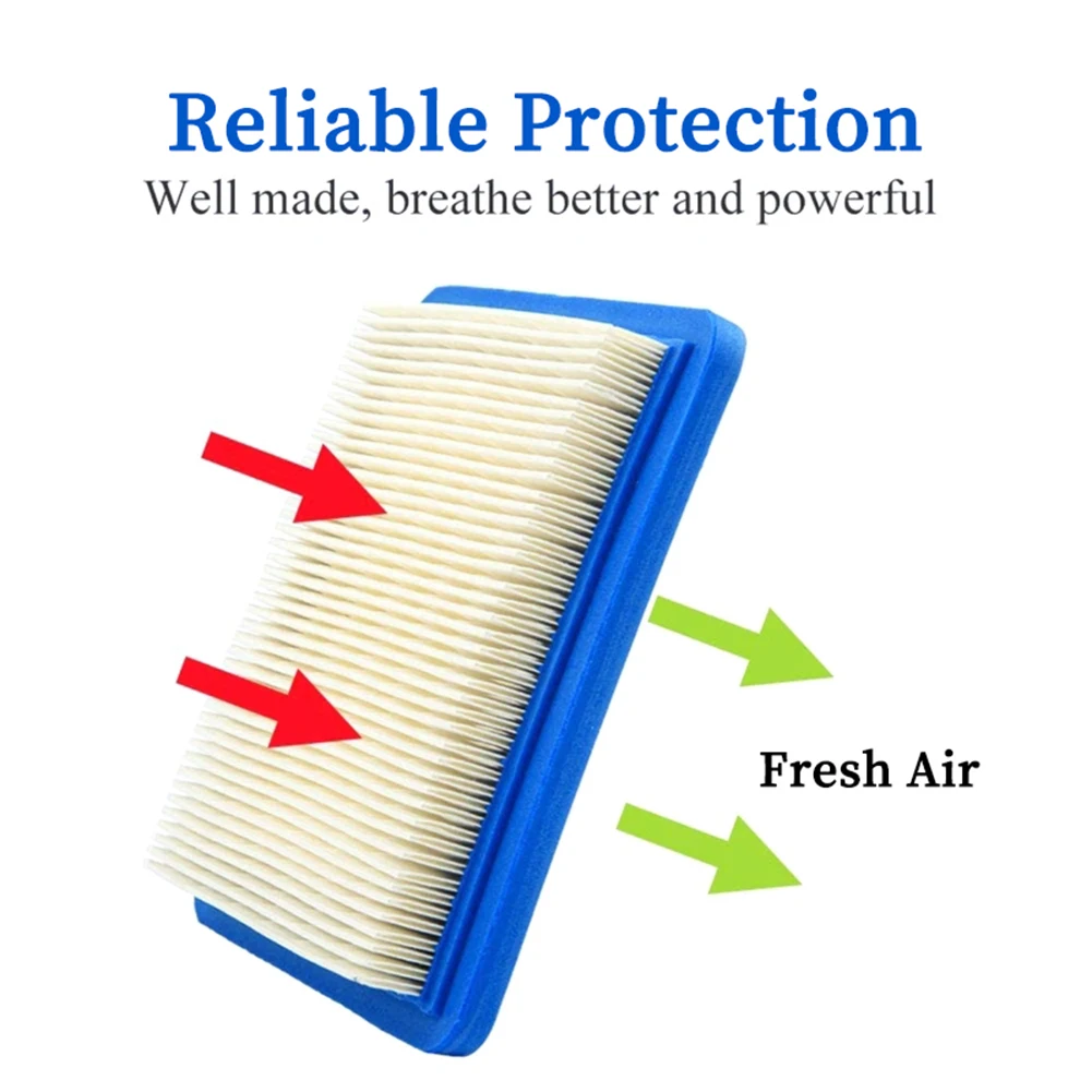 Imagem -05 - Air Filter For Lawn Mower Peças de Reposição Jardim Suprimentos Briggs Stratton 491588 399959 491588s 1191909 Pcs