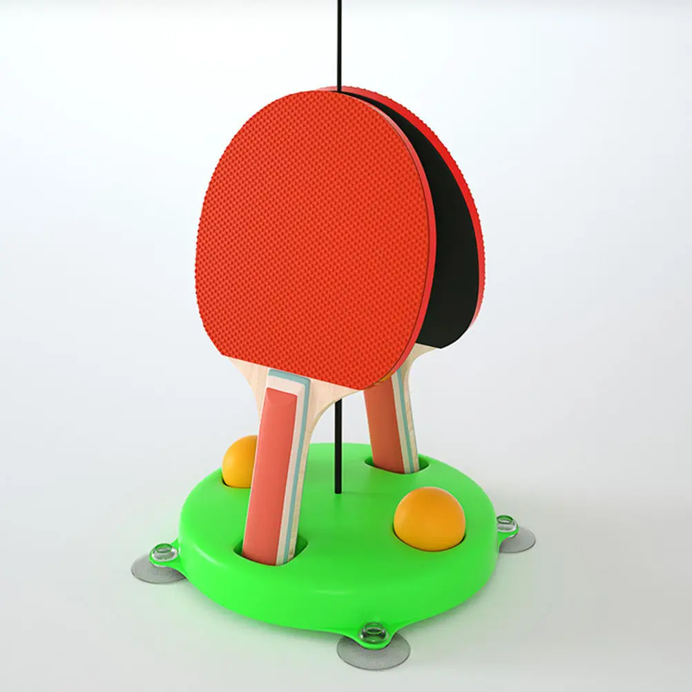 

1Set Mini Table Tennis Elastic Bobbin Trainer Device for Personal Training No Table Needed Portable Sports Training Tool