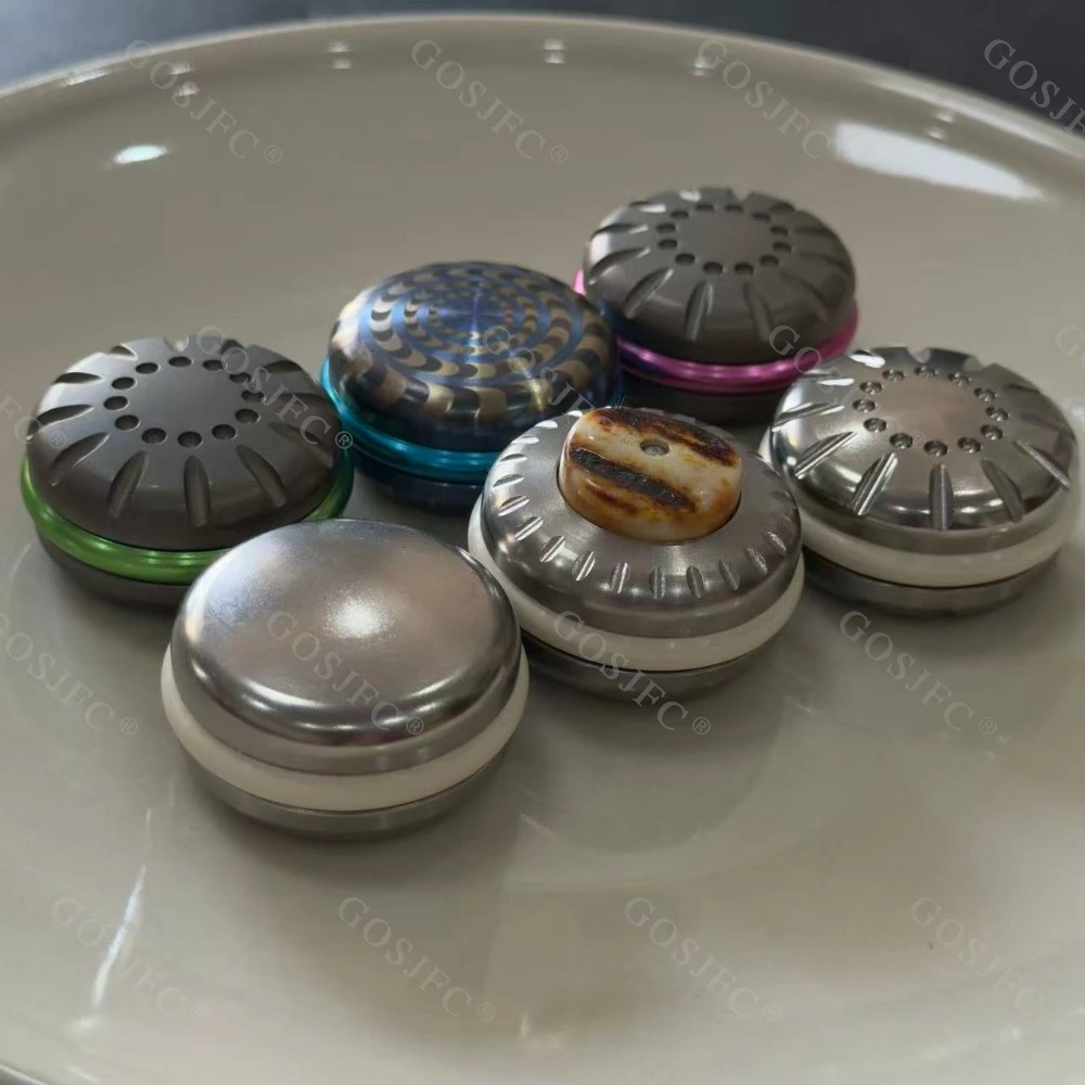 YOUBING EDC & SAO EDC Dorayaki التيتانيوم اللمس عملة ألعاب متململة للبالغين اسئلة تململ سبينر القلق الإغاثة الأدوات #4