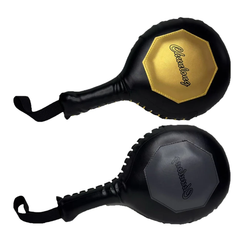 

Boxing Target Paddles Boxing Taekwondo Kick Target Pads Non Slip Handle Punching Paddles with Elastic Strap for Boxing MMA Muay