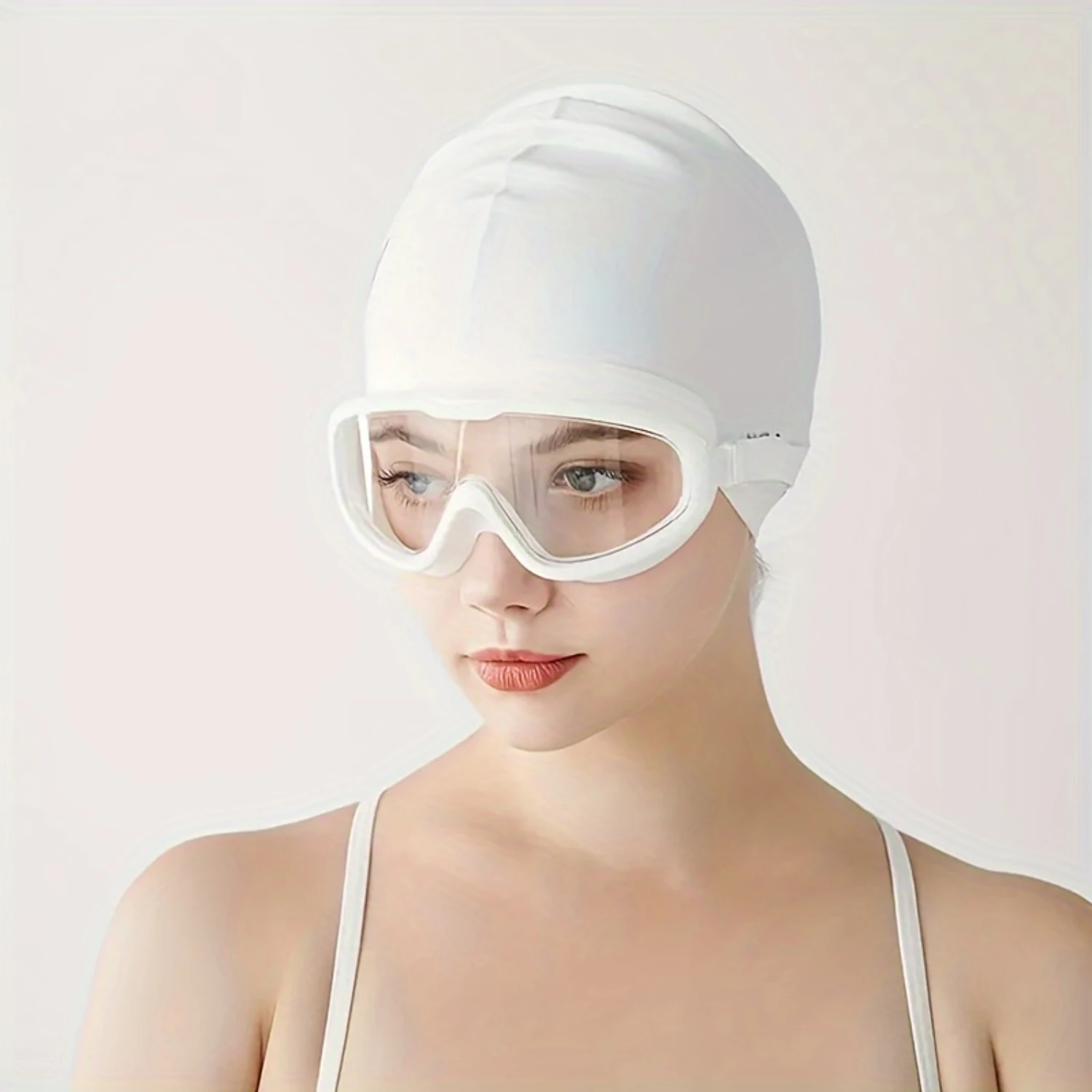 

1pc Waterproof Large Frame Swimming Glasses, Leakproof Anti-fog Swimming Goggles