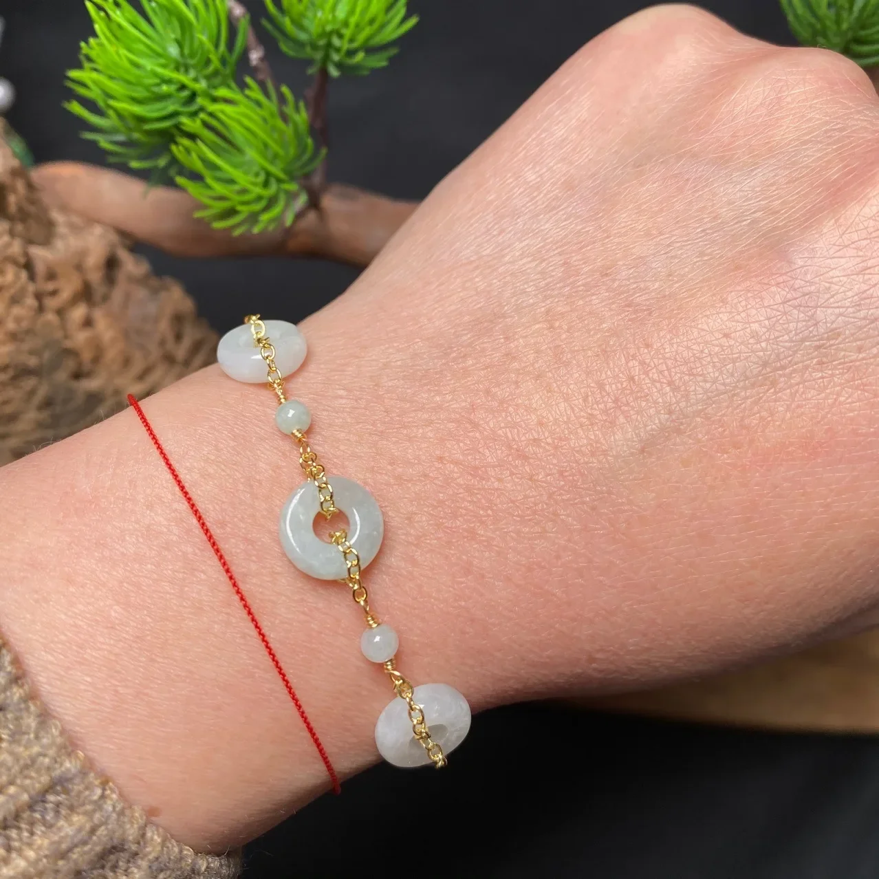 Jade birmanês donut pulseiras amuleto talismãs pedra preciosa chinês natural masculino pulseiras acessórios 925 prata jóias branco