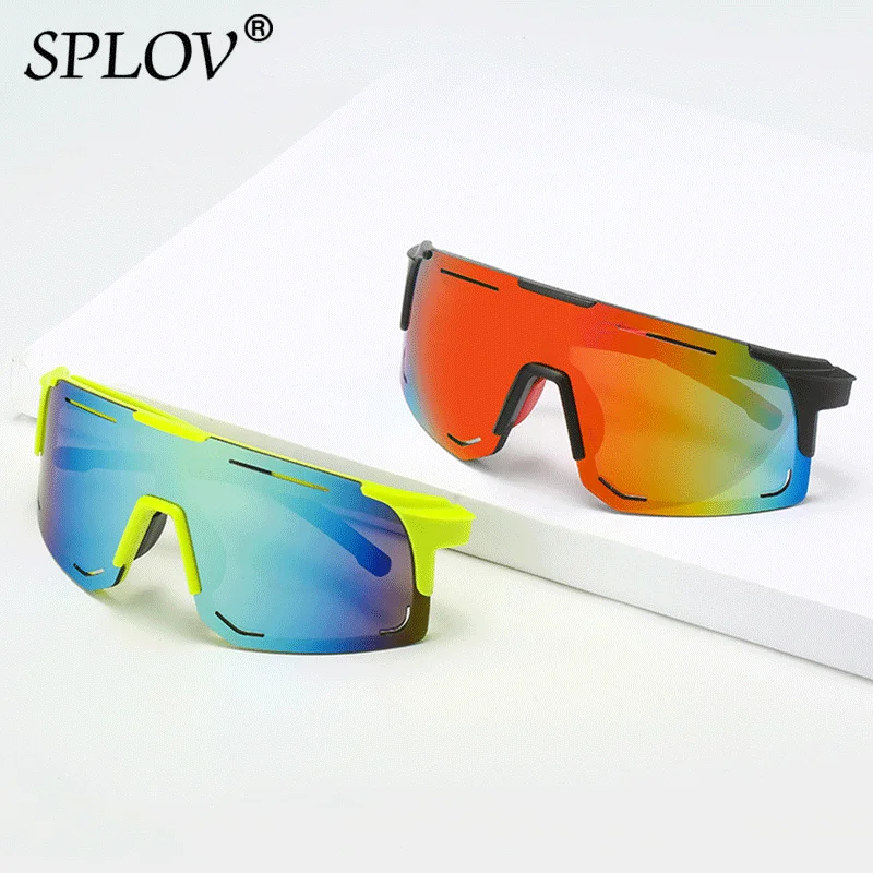

Vintage Square Fashion One Piece Sunglasses for Men Women Shades Outdoor Sports Beach Surfing Half Frame Goggles Color UV400