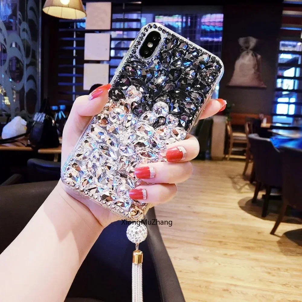 

Diamond Rhinestone Pendant Custom Phone Cover for Huawei Nova Y91 Y90 Y72 Y70 Plus Y60 for Nova 5 Pro 5T 5i 5Z 3i 3E 4E 3 4