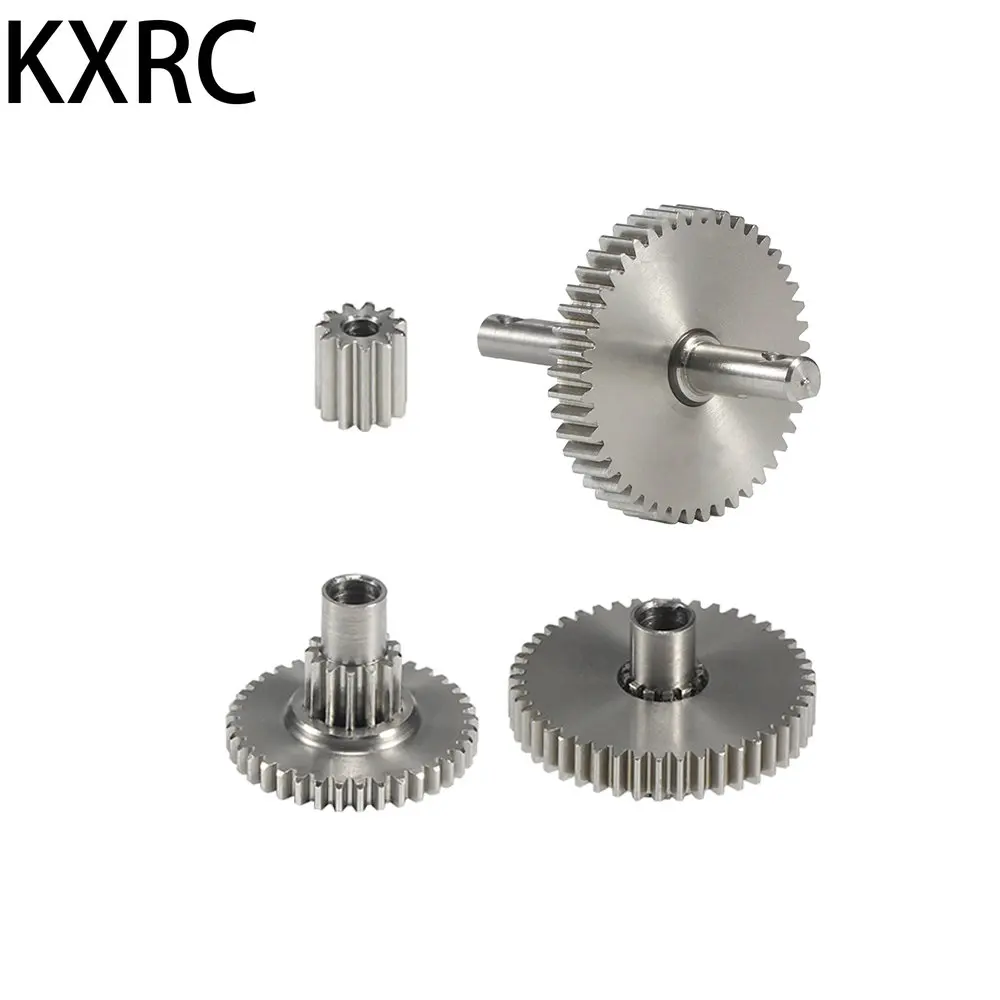 

KXRC TRX4M Stainless Steel Gearbox Gear Accessories for 1/18 RC Crawler Car Traxxas TRX4-M Defender Bronco Upgrade Parts