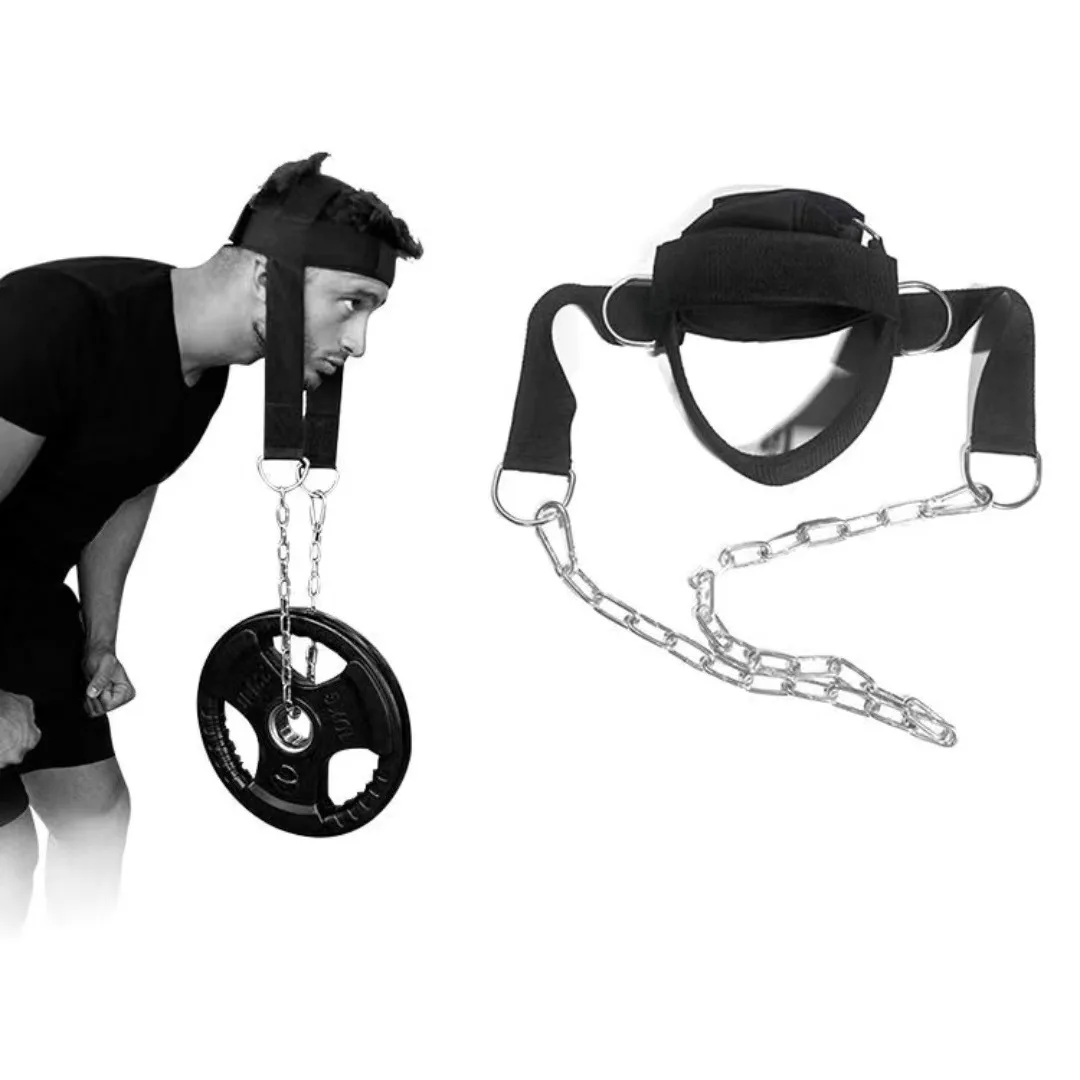 رئيس الرقبة التدريب رئيس تسخير قوة الجسم ممارسة حزام قابل للتعديل الرقبة قوة التدريب الصالة الرياضية اللياقة البدنية الوزن تحمل قبعة #4