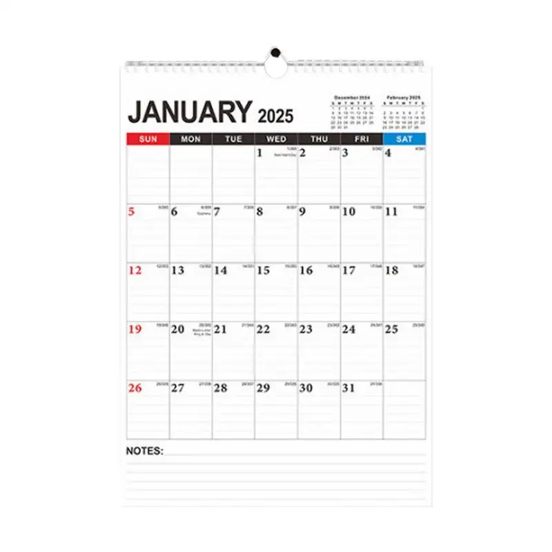 2026 가족 달력, 18 개월 달력, 효과적인 알림, 시간 및 작업 관리, 1 월 2025 일 6 월