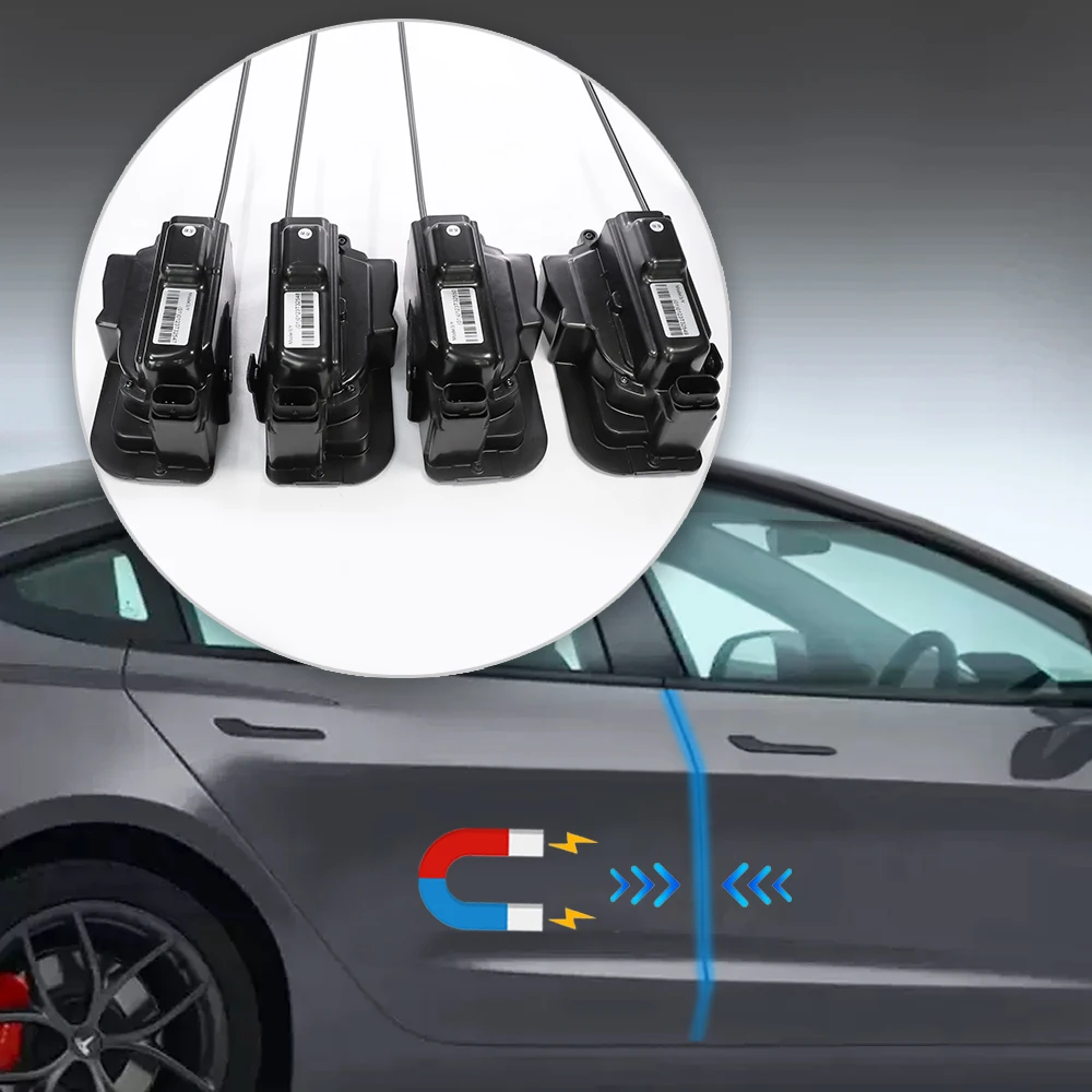 

Vjoycar Auto Model 3 Y Accessories Electric Door Soft Close Door Kit Waterproof Car Door Suction Lock For Tesla Modification