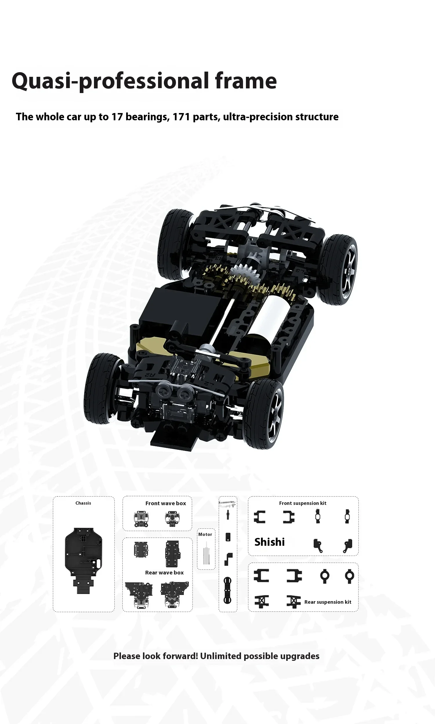 SNICLO 1/43 MG044 coche de deriva con tracción en las cuatro ruedas RTR coche de carreras con Control remoto puede disparar RC modelo de juguete de escritorio para regalos de niño