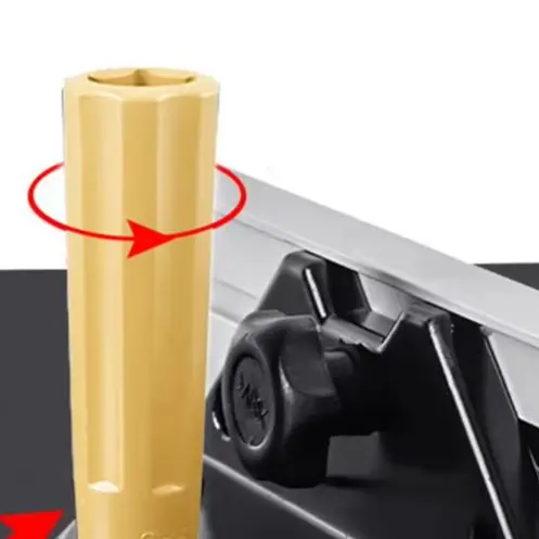 Precision Miter Gauge Adjustable Push Block For Benchtop Table Saw Woodworking Cutting Tool Aluminum Alloy Safety Guide Ruler