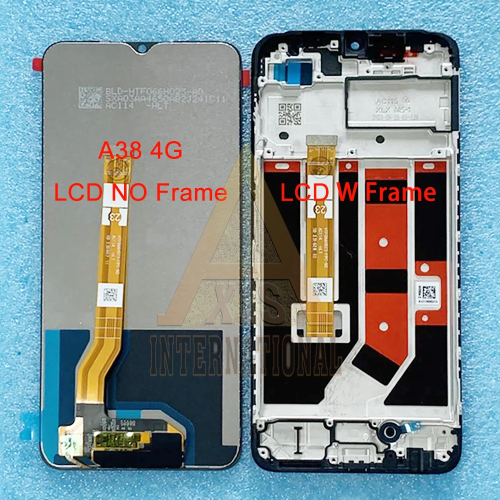 

6.56'' Original For Oppo A38 4G LCD Display Screen+Touch Panel Digitizer For Oppo A38 4G CPH2579 LCD A18 4G CPH2591 LCD Frame